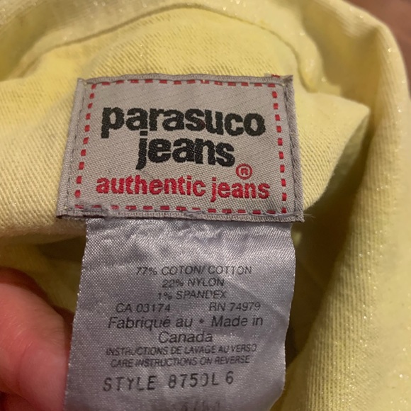 PARASUCO YELLOW DENIM VEST - Picture 6 of 7